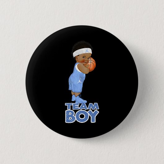 Badge Rond 5 Cm Ethnic Basketball Team Boy Baby (Devant)