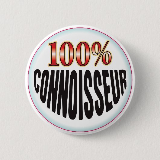 Badge Rond 5 Cm Étiquette de connaisseur (Devant)