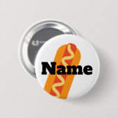 Badge Rond 5 Cm Étiquette de nom de carnaval de concession de (Devant & derrière)