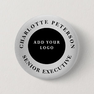 Badge Rond 5 Cm Étiquette de nom promotionnel de logo d'entreprise