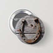 Badge Rond 5 Cm Étiquette en fer à cheval de nom d'insigne de (Devant & derrière)