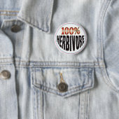 Badge Rond 5 Cm Étiquette herbivore (En situation)