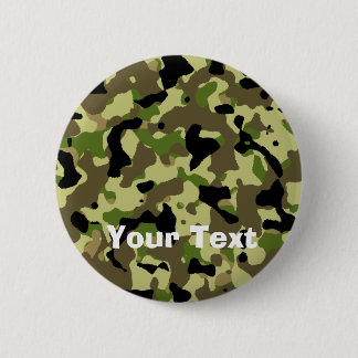 Badge Rond 5 Cm Étiquette kaki de nom d'insigne de jeu de commando