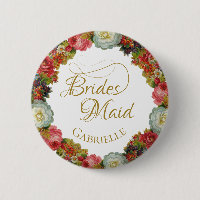 Étiquette Nom du Mariage Bridesmaid de la couronne