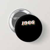 Badge Rond 5 Cm étiquette rétro 1966 (Devant & derrière)