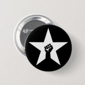 Badge Rond 5 Cm Étoile anti-fasciste (Devant & derrière)