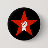 Badge Rond 5 Cm Étoile anti-fasciste (Devant)