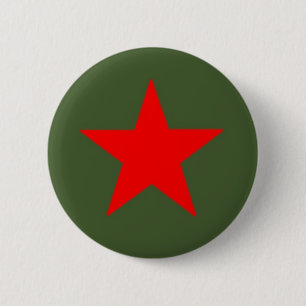 Badge Rond 5 Cm Étoile communiste