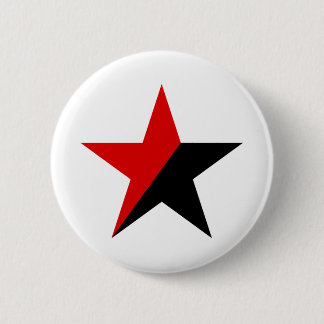 Badge Rond 5 Cm Étoile d'anarchiste