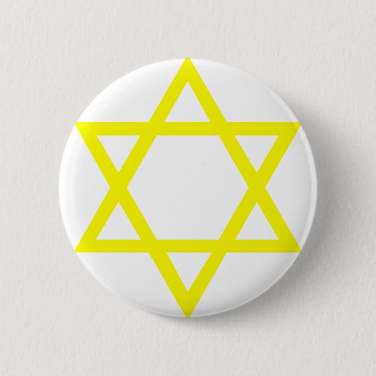 Badge Rond 5 Cm Étoile de David (Devant)