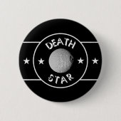 Badge Rond 5 Cm Étoile de la mort (Devant)