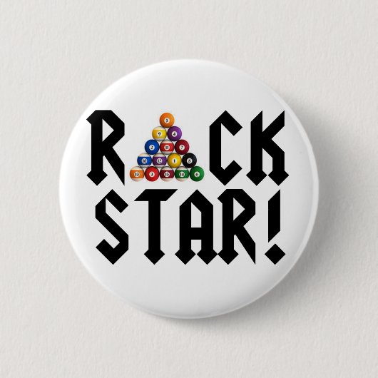 Badge Rond 5 Cm Étoile de support ! (Devant)