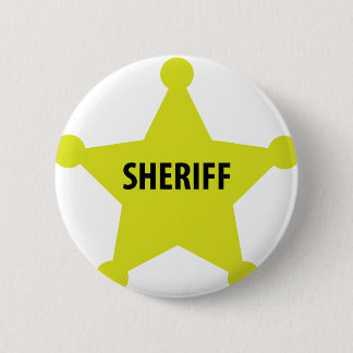 Badge Rond 5 Cm étoile du shérif