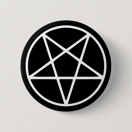 Badge Rond 5 Cm Étoile - Emo - Goth - Bouton (Devant)