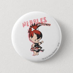 Badge Rond 5 Cm Etoile rock PEBBLES™