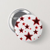 Badge Rond 5 Cm Étoile rouge (Devant & derrière)
