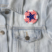 Badge Rond 5 Cm étoile usa (En situation)