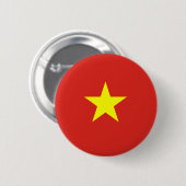 Badge Rond 5 Cm étoile vietnamienne (Devant & derrière)