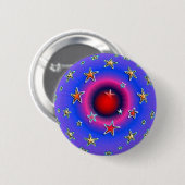 Badge Rond 5 Cm Étoiles (Devant & derrière)