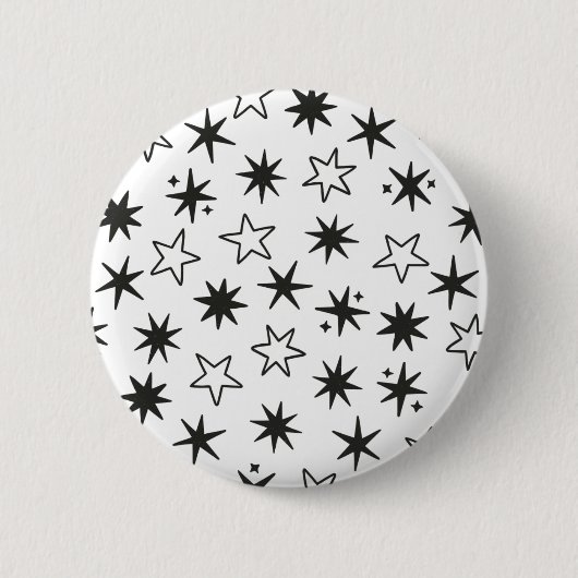 Badge Rond 5 Cm Étoiles (Devant)