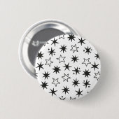Badge Rond 5 Cm Étoiles (Devant & derrière)