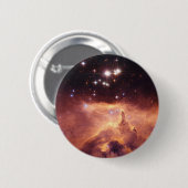 Badge Rond 5 Cm Étoiles dans l'espace profond (Devant & derrière)