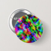 Badge Rond 5 Cm Étoiles de Noël (Devant & derrière)