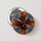 Badge Rond 5 Cm Étoiles et bandes (Devant & derrière)