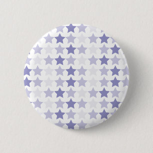 Badge Rond 5 Cm Étoiles Patriotique Blue Ombre