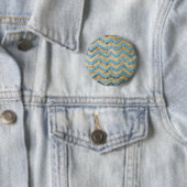 Badge Rond 5 Cm Étonnant cool chevron zigzag motif (En situation)