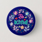 Badge Rond 5 Cm Être gentil (Devant)