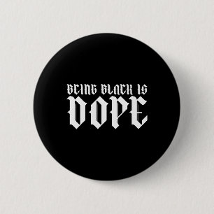 Badge Rond 5 Cm Être noir est le mois de l'histoire des drogues Af