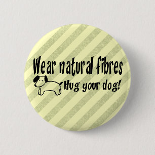 Badge Rond 5 Cm Étreintes de chien