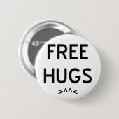 Badge Rond 5 Cm "Étreintes libres " (Devant & derrière)