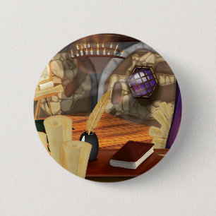 Badge Rond 5 Cm Étude médiévale