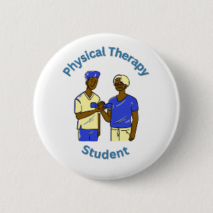 Badge Rond 5 Cm Étudiant en physiothérapie