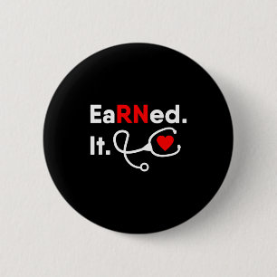 Badge Rond 5 Cm Étudiant en soins infirmiers rn femmes hommes 2026