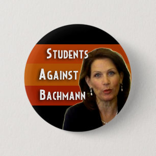 Badge Rond 5 Cm Étudiants contre le bouton de campagne de Bachman