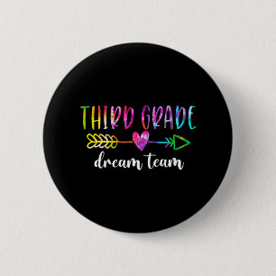 Badge Rond 5 Cm Étudiants de l'équipe de rêve de troisième année E