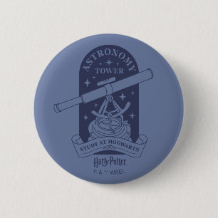 Badge Rond 5 Cm Étudiez à la tour d'astronomie HOGWARTS™