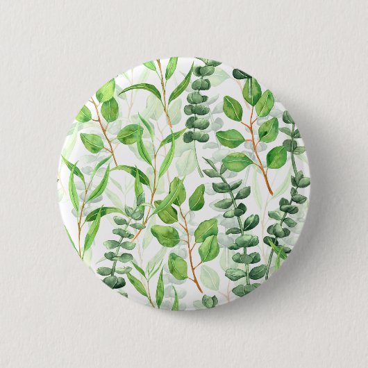 Badge Rond 5 Cm Eucalyptus (Devant)