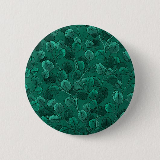 Badge Rond 5 Cm Eucalyptus vert (Devant)