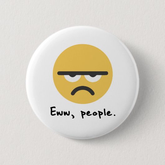 Badge Rond 5 Cm Euh, les gens (Devant)