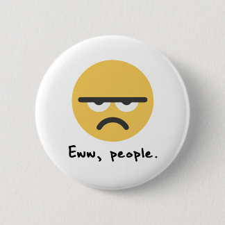 Badge Rond 5 Cm Euh, les gens