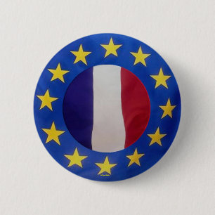 Badge Rond 5 Cm Euro 2008 - Bouton de la France