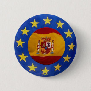 Badge Rond 5 Cm Euro 2008 - Espagne - Bouton