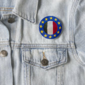 Badge Rond 5 Cm Euro 2008 - Italie - Bouton (En situation)