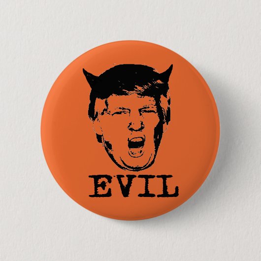 Badge Rond 5 Cm Evil Button (Devant)