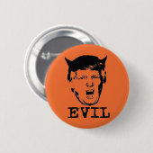 Badge Rond 5 Cm Evil Button (Devant & derrière)