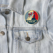 Badge Rond 5 Cm Évoluez (En situation)